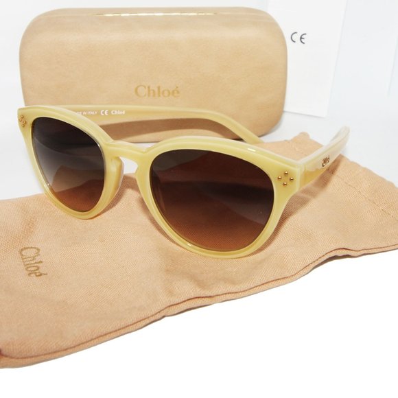 NEW CHLOE CE630S 50/20/135 HONEY SUNGLASSES  CASE & BAG main image 6